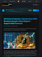 LTC Price Prediction: Litecoin Eyes $135 Breakout Despite Mixed Signals - August 2025 Forecast - Blockchain.News