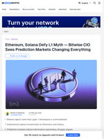 Bitwise CIO Warns the L1 Narrative May Be Dead Wrong