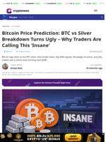 Bitcoin Price Prediction: BTC vs Silver Breakdown Turns Ugly – Why Traders Are Calling This ‘Insane’