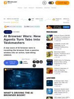 AI Browser Wars: New Agents Turn Tabs Into Taskmasters – Featured Bitcoin News