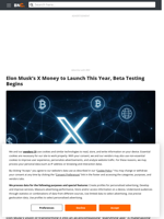Elon Musk’s X Money to Launch This Year, Beta Testing Begins - Brave New Coin