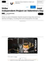 Shiba Inu's Shytoshi Kusama to Reveal Independent Project on Valentine's Day - U.Today