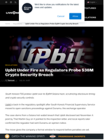 Upbit Faces FSS Probe Over $36M Solana Hack