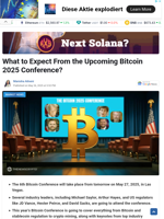 What to Expect From the Upcoming Bitcoin 2025 Conference?