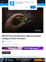 XRP ETF Not Launching Soon, Why Are Investors Looking At These Two Dates? | Bitcoinist.com
