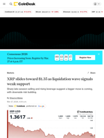 XRP price: What next for Ripple-linked token as slide to $1.35 signals weak support