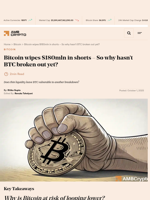 Bitcoin wipes $180mln in shorts - So why hasn’t BTC broken out yet? - AMBCrypto