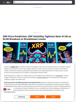 XRP Price Prediction: XRP Volatility Tightens Near $1.90 as $2.00 Breakout or Breakdown Looms - Brave New Coin