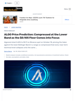 ALGO Price Prediction: Compressed at the Lower Band as the $0.105 Floor Comes into Focus - Blockchain.News