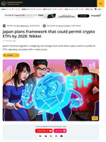 Japan May Permit Crypto ETFs Under Proposed Regulatory Changes