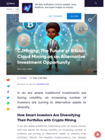 CJMining: The Future of Bitcoin Cloud Mining as an Alternative Investment