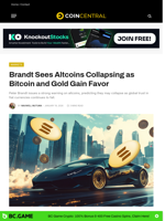Brandt Sees Altcoins Collapsing as Bitcoin and Gold Gain Favor - CoinCentral