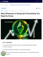 Why Ethereum is Going Up? Everything You Need to Know