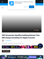 XRP Researcher Identifies Defining Moment That Will Change Everything For Ripple Investors | Bitcoinist.com