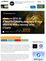 5 Best Cryptos to Buy Now if You Want to Make Money With Crypto | Live Bitcoin News