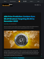 ADA Price Prediction: Cardano Eyes $0.69 Breakout Targeting $0.85 by December 2025 - Blockchain.News