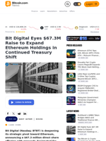 Bit Digital Eyes $67.3M Raise to Expand Ethereum Holdings in Continued Treasury Shift – Mining Bitcoin News
