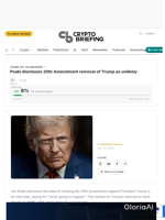 Psaki dismisses 25th Amendment removal of Trump as unlikely