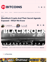 BlackRock Crypto Secret Agenda Exposed - What We Know