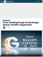 From Staking Surge to Exchange Debut: GCOIN’s Rapid Rise - TechBullion