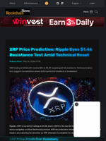 XRP Price Prediction: Ripple Eyes $1.46 Resistance Test Amid Technical Reset - Blockchain.News