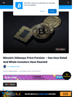 Bitcoin’s Sideways Price Persists - See How Retail And Whale Investors Have Reacted | Bitcoinist.com