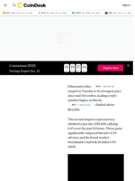 Ether (ETH) Price News: Rises to 4-Week High, Outperforming BTC