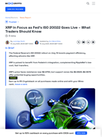 What's Next for XRP After Fed's ISO 20022?
