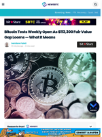Bitcoin Tests Weekly Open As $113,300 Fair Value Gap Looms — What Does This Mean?