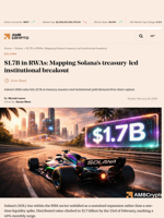 $1.7B in RWAs: Mapping Solana’s treasury‑led institutional breakout - AMBCrypto