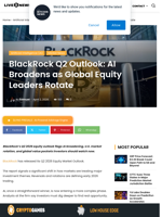 BlackRock Q2 Outlook: AI Broadens as Global Equity Leaders Rotate | Live Bitcoin News