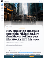Strategy signals mega Bitcoin buy that could push it past BlackRock