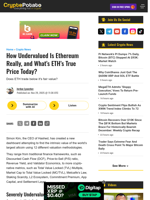 How Undervalued Is Ethereum Really, and What’s ETH’s True Price Today?