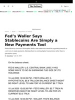 Fed’s Waller Says Stablecoins Are Simply a New Payments Tool - 