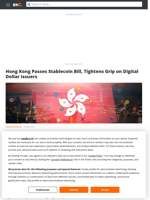 Hong Kong Passes Stablecoin Bill, Tightens Grip on Digital Dollar Issuers - Brave New Coin