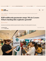 B2B stablecoin payments surge 30x in 2 years: What’s fueling this explosive growth? - AMBCrypto