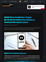 HBAR Price Prediction: Target $0.18-$0.20 Within Four Weeks as Technical Breakout Looms - Blockchain.News