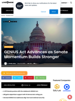 GENIUS Act Advances as Senate Momentum Builds Stronger | Live Bitcoin News