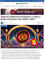 Shiba Inu (SHIB) Price Prediction: Is There a Better Investment Than SHIB in 2025?