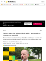 Tether takes the fight to Circle with a new 'made in America' stablecoin