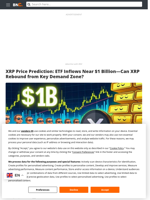 XRP Price Prediction: ETF Inflows Near $1 Billion—Can XRP Rebound from Key Demand Zone? - Brave New Coin