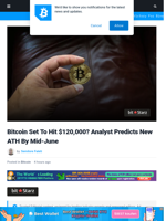 Bitcoin Set to Hit $120,000? Analyst Predicts New ATH in Mid-June