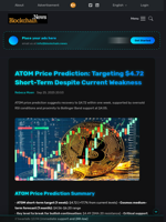 ATOM Price Prediction: Targeting $4.72 Short-Term Despite Current Weakness - Blockchain.News