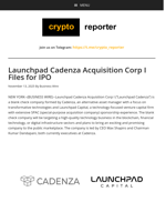 Launchpad Cadenza Acquisition Corp I Files for IPO