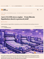 Aave’s $4.65B stress engine - From Bitcoin liquidation shock to protocol yield! - AMBCrypto