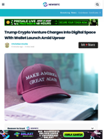 Trump Crypto Venture Charges Into Digital Space With Wallet Launch Amid Uproar