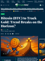 Bitcoin (BTC) to Track Gold: Trend Breaks on the Horizon? - Crypto Daily