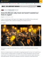 Does Bitcoin’s Rally Mean We Haven’t Wasted Our Lives in Crypto?