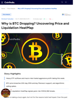 Why is BTC Dropping? Uncovering Price and Liquidation HeatMap