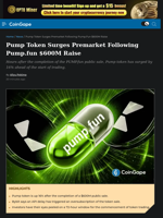 Pump Token Surges Premarket Following Pump.fun $600M Raise